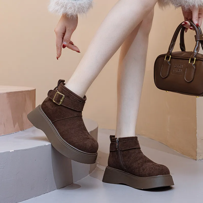 Medd Ankle Boots Women's Coffee/Chestnut-13