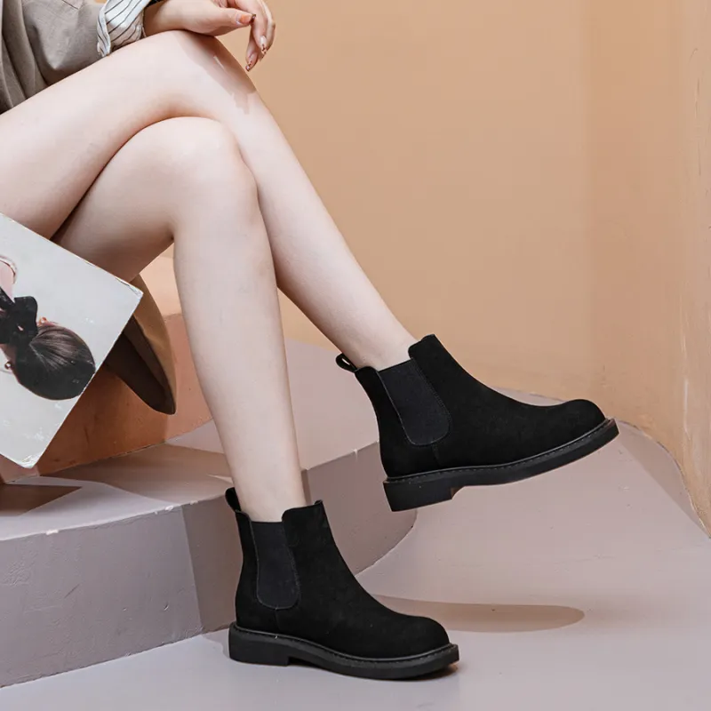 Medd 15cm Chelsea Boots 3.5cm Women's Black-2