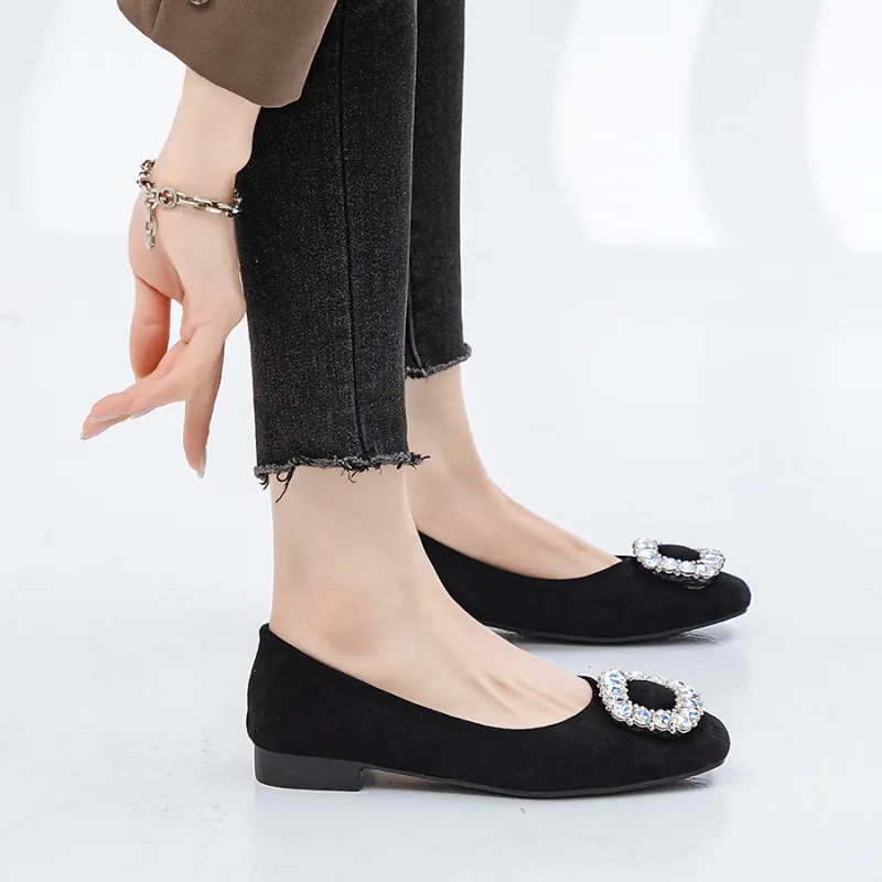 Medd Casual Single Shoes 2.5cm Women's Black-5