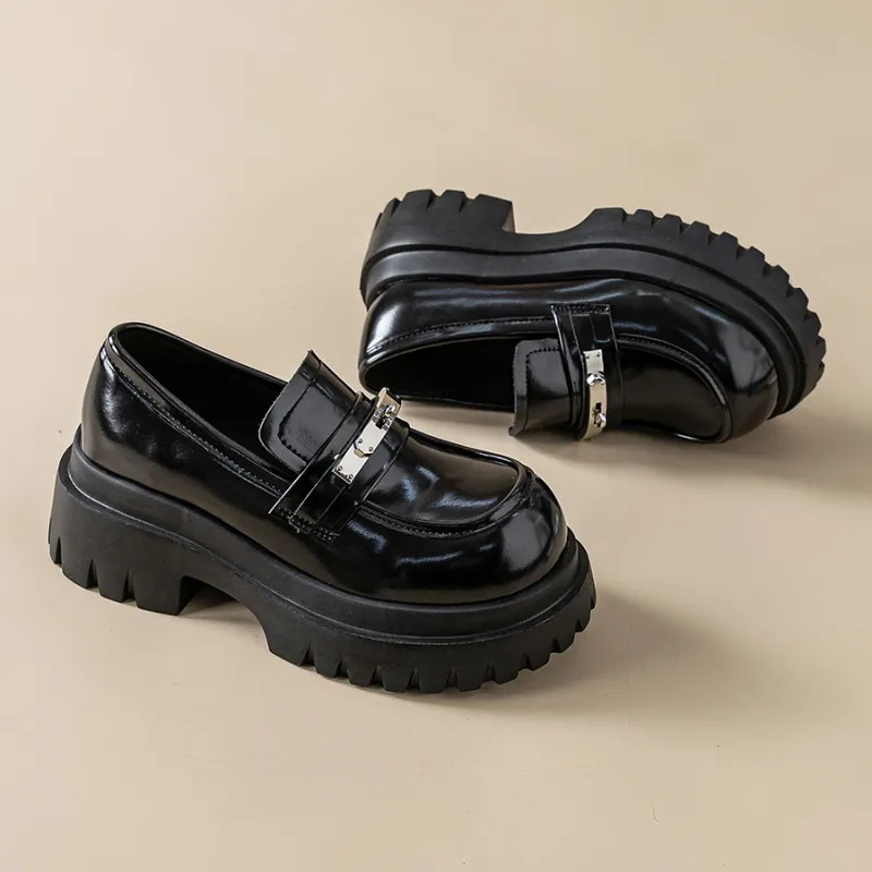 Medd Loafers 6.0cm Women's Black-1