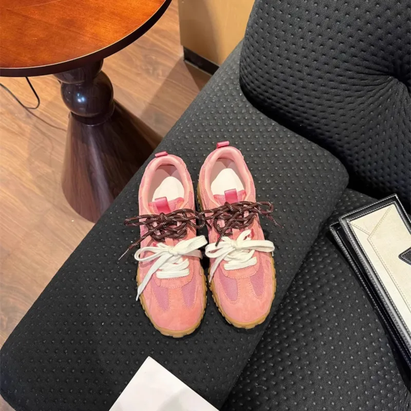 QING MISS Anti Slip And Wear Resistant Lightweight Height Increasing Low Top Casual Shoes Women's-2
