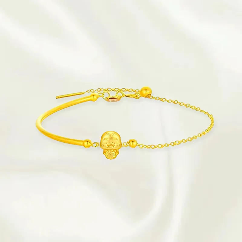 Chongqing gold store Gold Bracelet Unisex-1