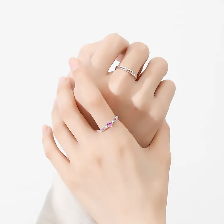 Chongqing Gold Store S925 Silver Rings Unisex-3