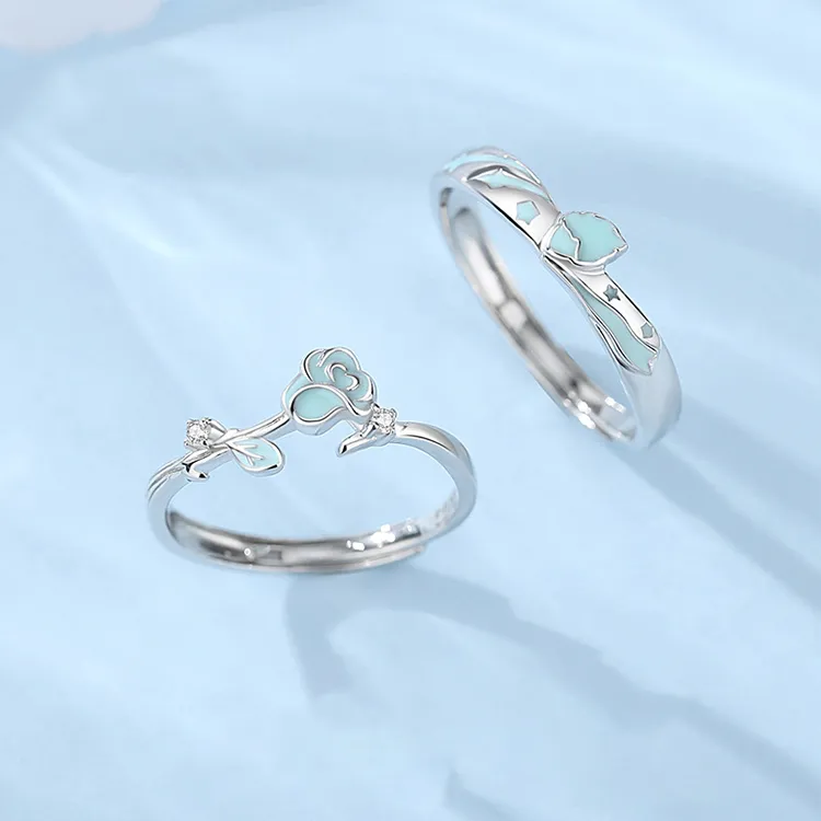 Chongqing Gold Store S925 Silver Rings Women's-1