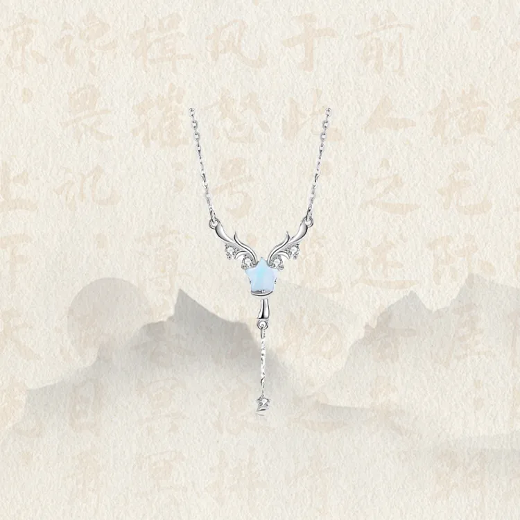 Chongqing Gold Store S925 Silver Necklaces Women's-4