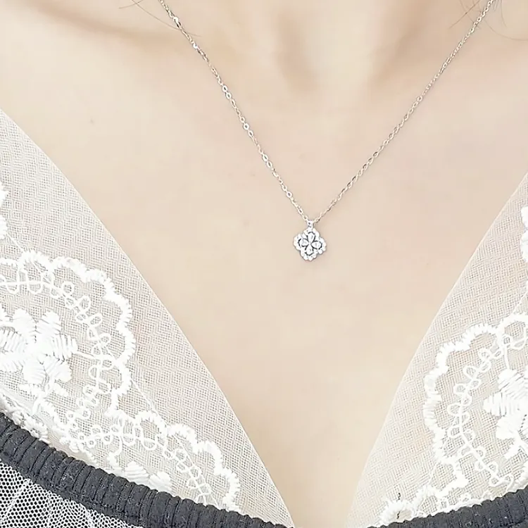 Chongqing Gold Store S925 Silver Necklaces Women's-1