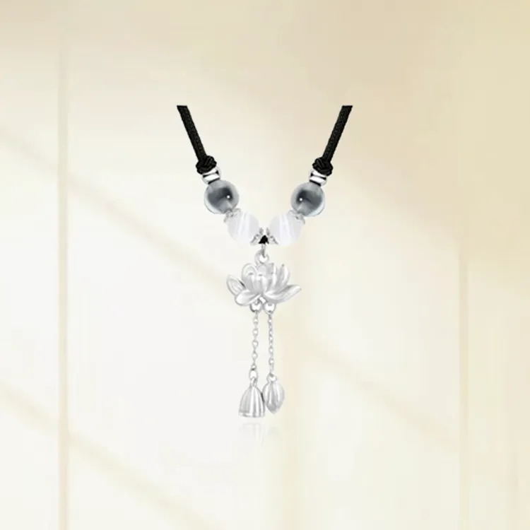 Chongqing Gold Store 999 Fine Silver Necklaces Women's-1