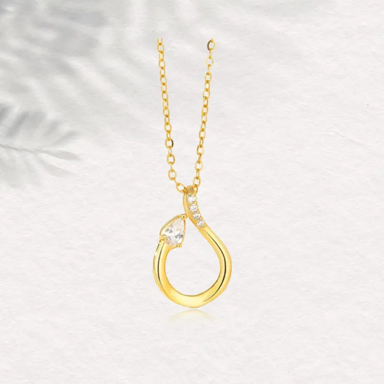Chongqing Gold Store S925 Silver Necklaces Women's-2