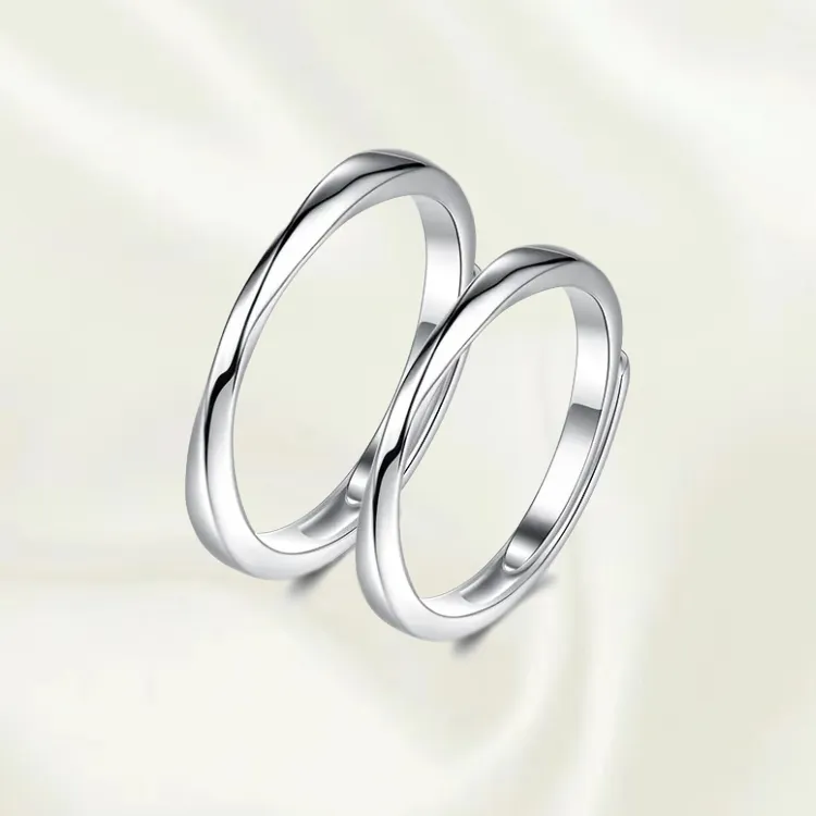 Chongqing Gold Store S925 Silver Rings Unisex-4