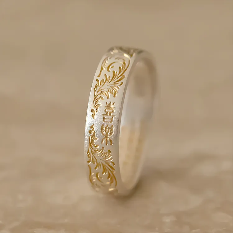 Chongqing Gold Store Alloy Rings Unisex-3