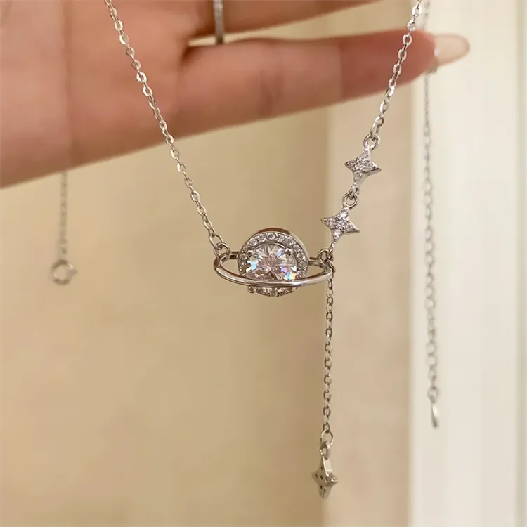 Chongqing Gold Store S925 Silver Necklaces Unisex-4