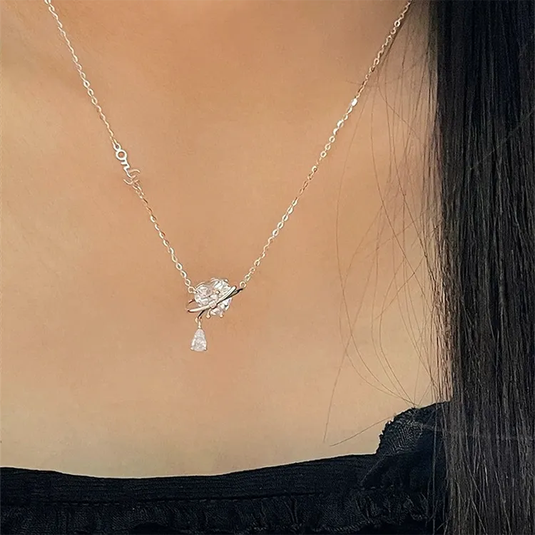 Chongqing Gold Store S925 Silver Necklaces Women's-1