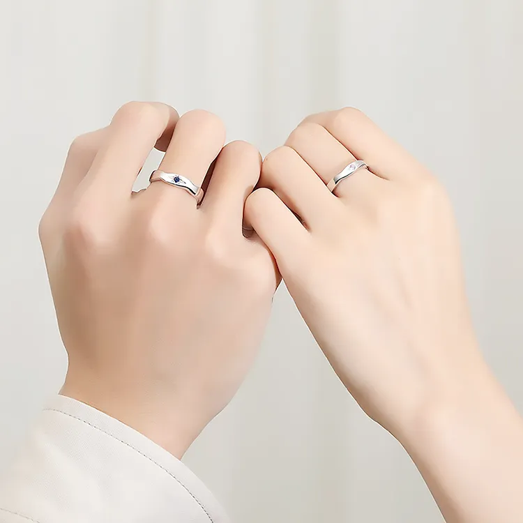 Chongqing Gold Store S925 Silver Rings Unisex-4