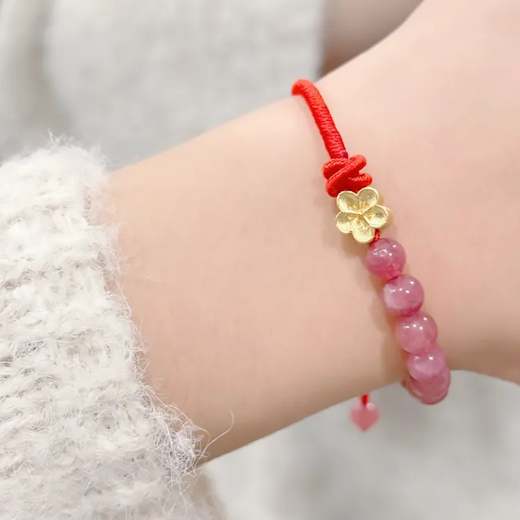 Chongqing Gold Store Colored Glaze Bracelets Unisex-1