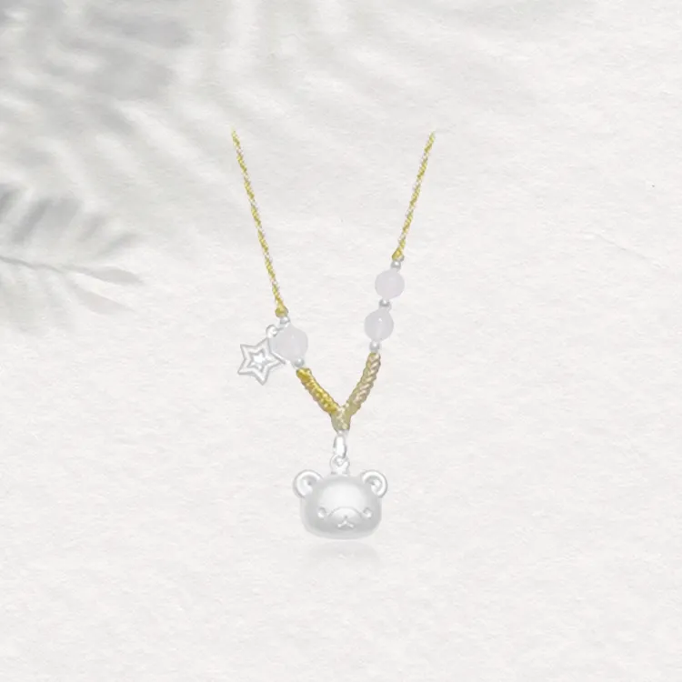 Chongqing Gold Store Sterling Silver Necklaces Women's-2