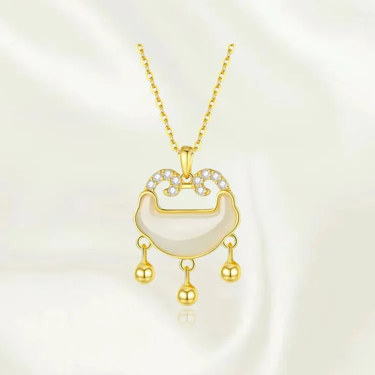 Chongqing Gold Store S925 Silver Necklaces Women's-1