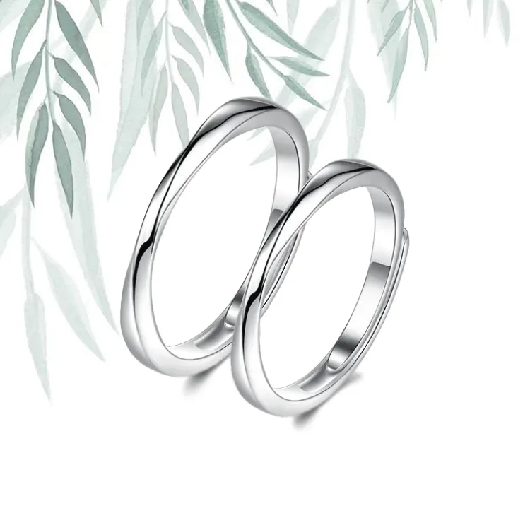 Chongqing Gold Store S925 Silver Rings Unisex-1