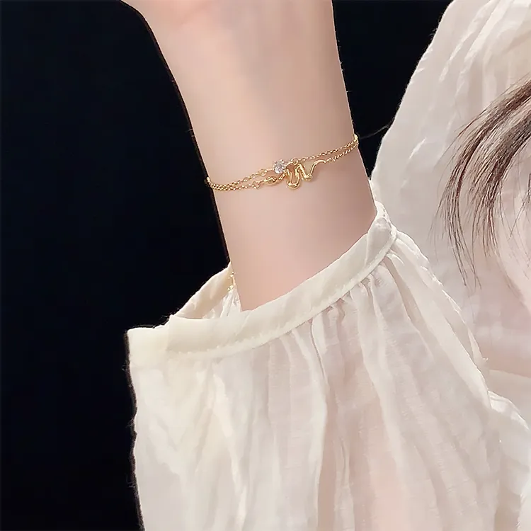 Chongqing Gold Store S925 Silver Bracelets Unisex-3