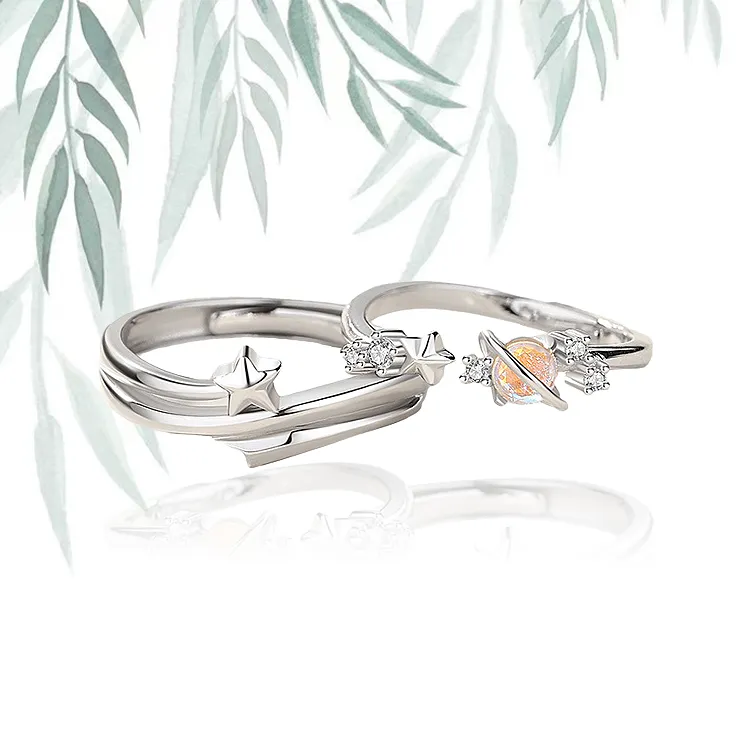 Chongqing Gold Store S925 Silver Rings Unisex-5