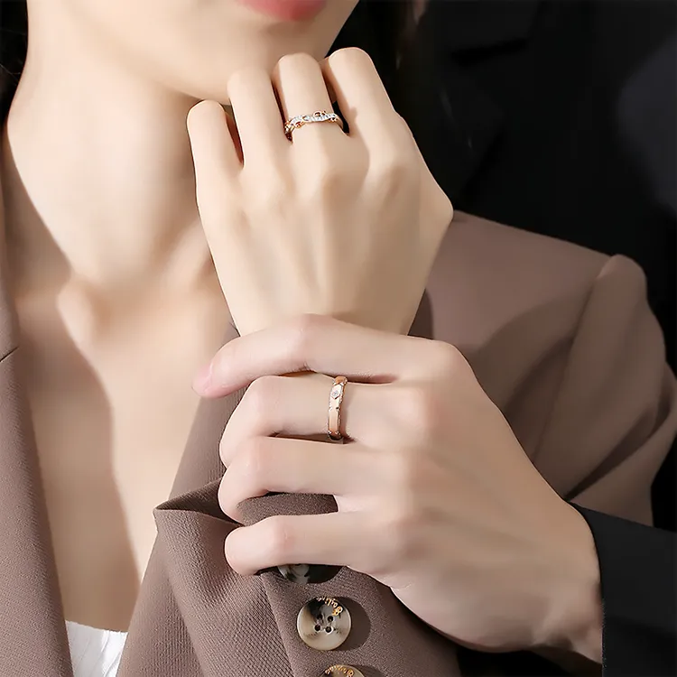 Chongqing Gold Store S925 Silver Rings Unisex-1
