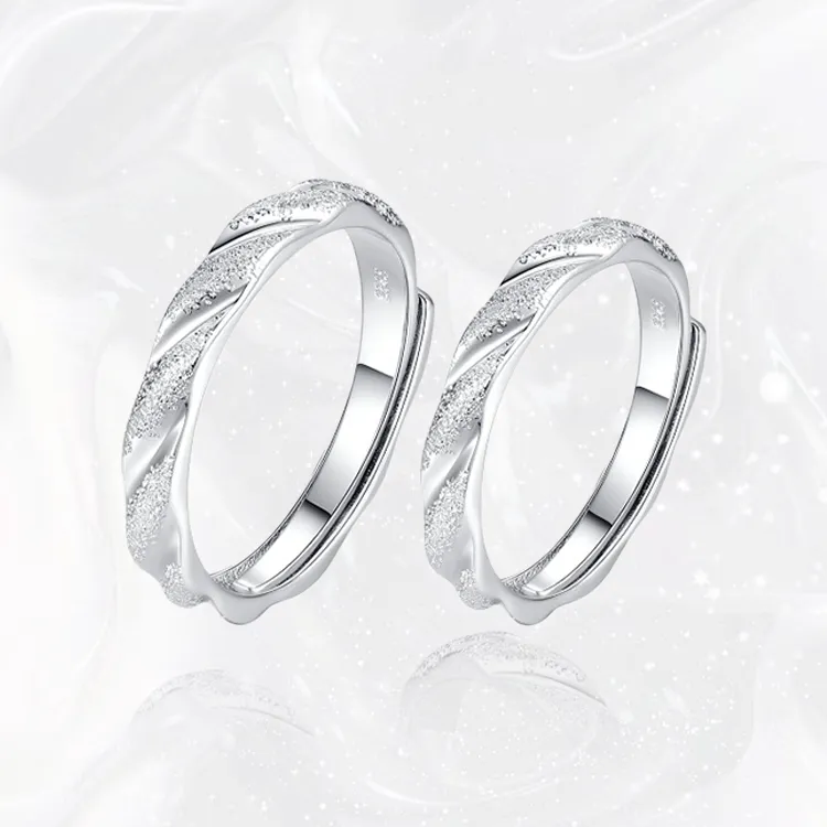 Chongqing Gold Store S925 Silver Rings Unisex-1