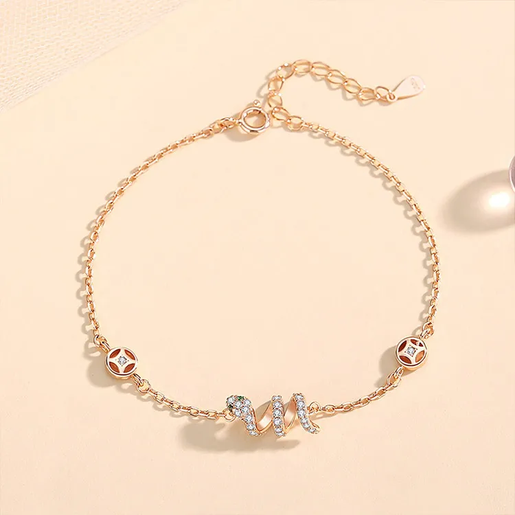 Chongqing Gold Store S925 Silver Bracelets Unisex-1