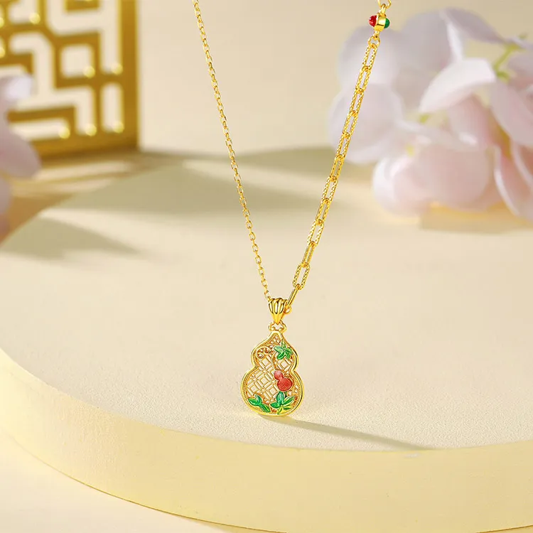 Chongqing Gold Store S925 Silver Necklaces Unisex-2