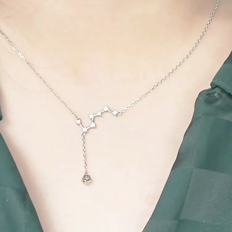 Chongqing Gold Store S925 Silver Necklaces Women's-2