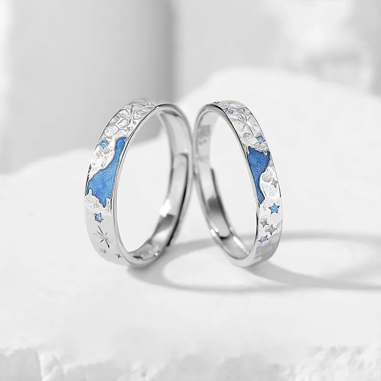 Chongqing Gold Store S925 Silver Rings Unisex-1