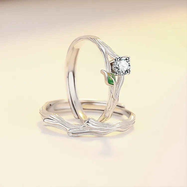Chongqing Gold Store S999 Fine Silver Rings Unisex-2