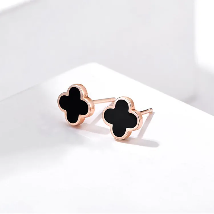 Chongqing Gold Store S925 Silver Stud Earrings Women's-2