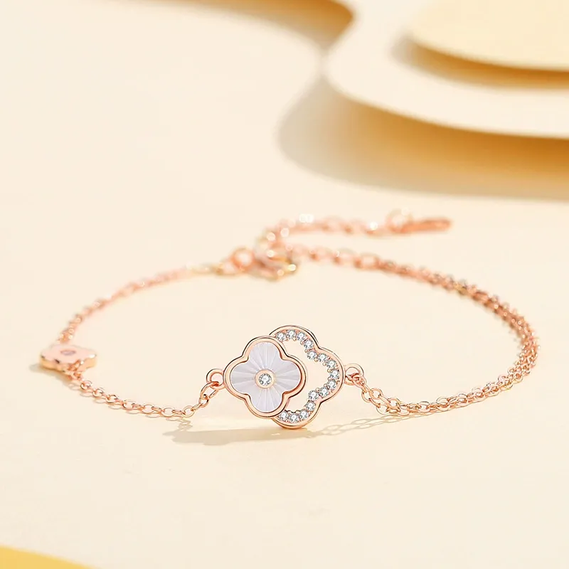 Chongqing Gold Store S925 Silver Bracelets Women's-3