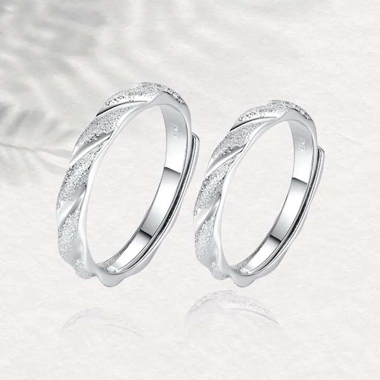 Chongqing Gold Store S925 Silver Rings Unisex-4