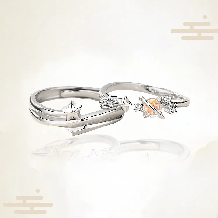 Chongqing Gold Store S925 Silver Rings Unisex-3