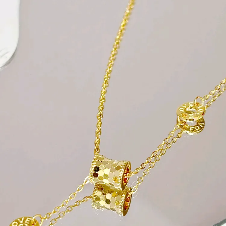 Chongqing Gold Store S925 Silver Necklaces Women's-2