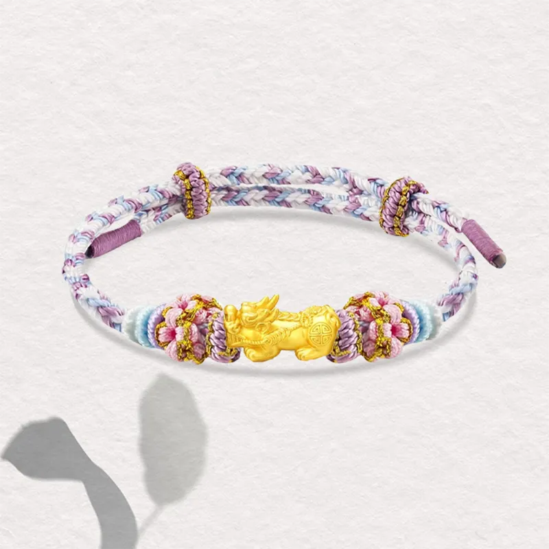 Chongqing gold store Gold Bracelet Unisex-3
