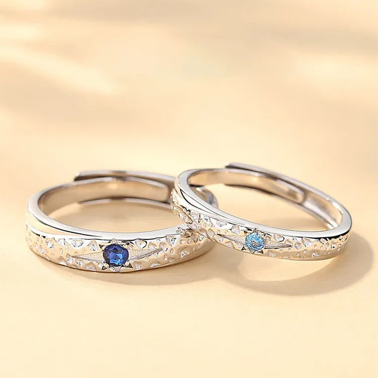 Chongqing Gold Store S925 Silver Rings Unisex-3