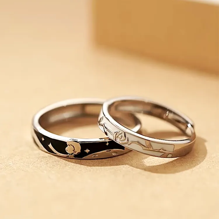 Chongqing Gold Store Alloy Rings Unisex-4