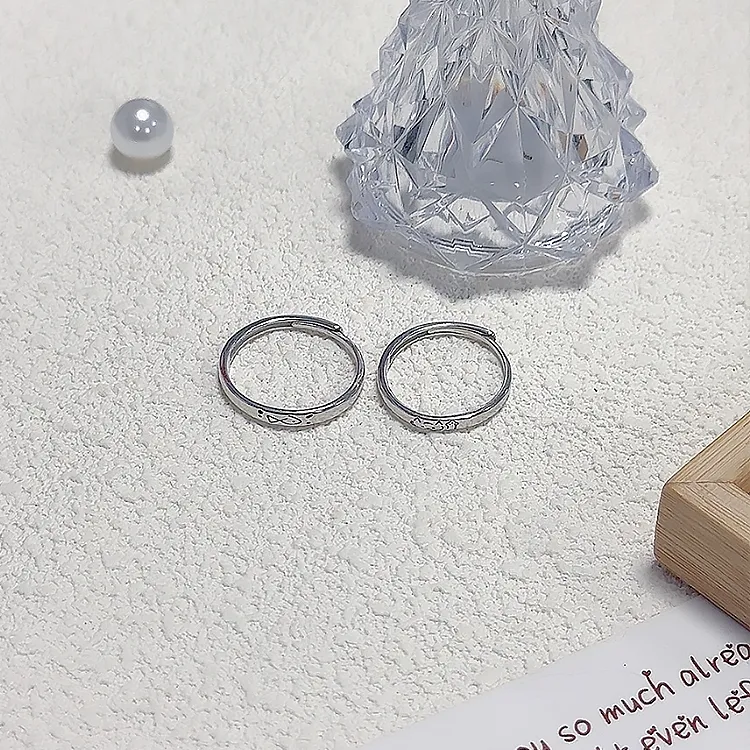 Chongqing Gold Store S999 Fine Silver Rings Unisex-2