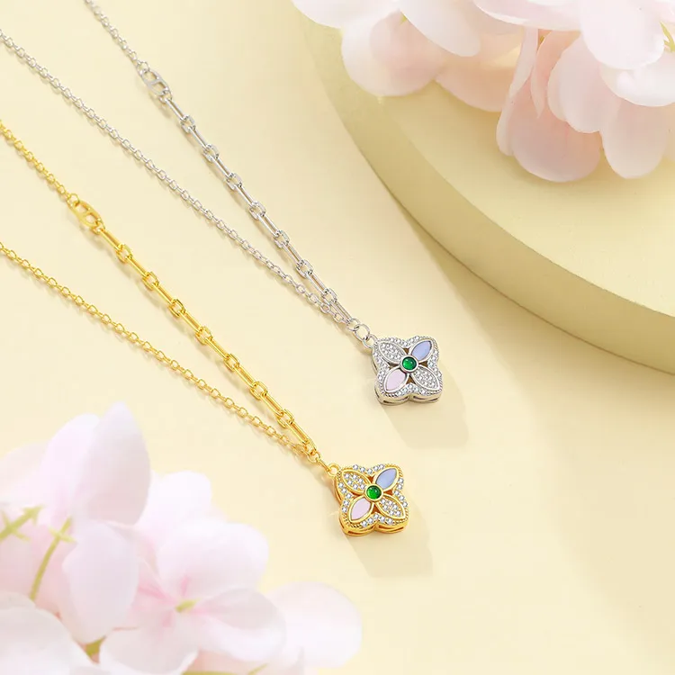 Chongqing Gold Store S925 Silver Necklaces Unisex-4