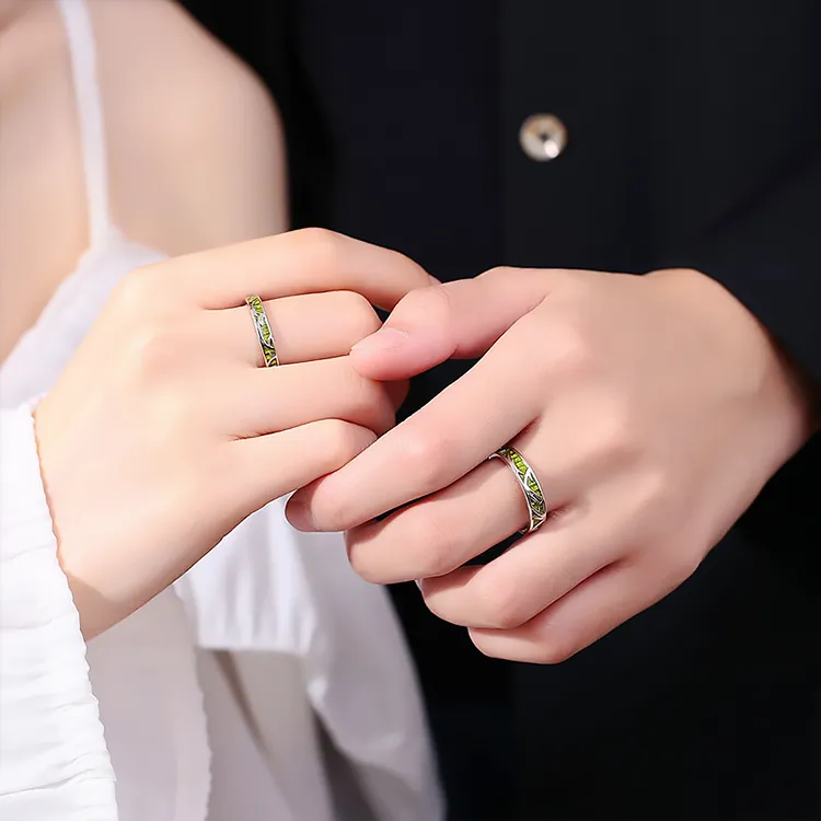 Chongqing Gold Store S999 Fine Silver Rings Unisex-1