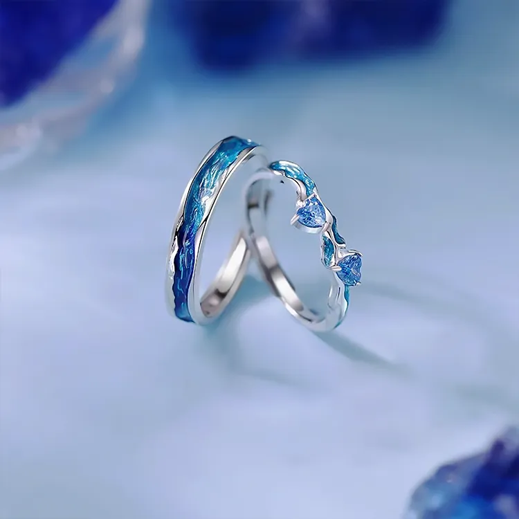 Chongqing Gold Store S925 Silver Rings Unisex-1