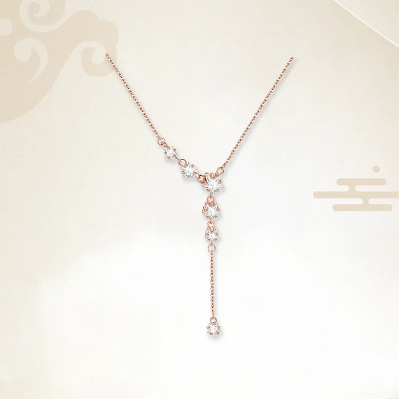 Chongqing Gold Store S925 Silver Necklaces Women's-2
