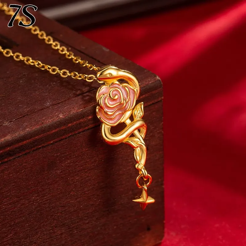 Chongqing Gold Store S925 Silver Necklaces Women's-2