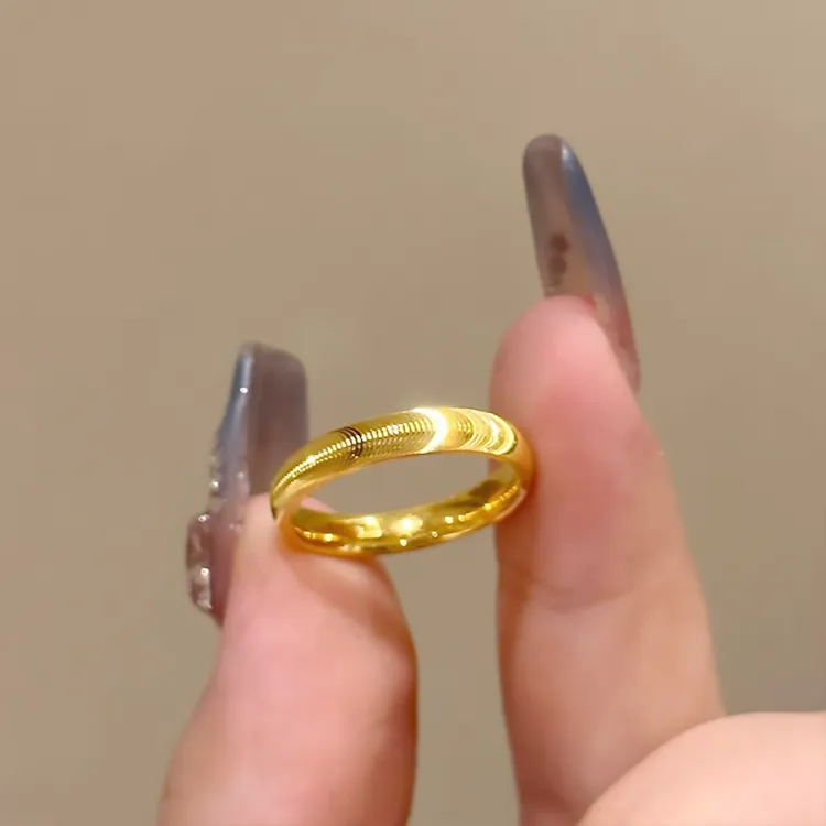 Chongqing Gold Store Alloy Rings Unisex-1