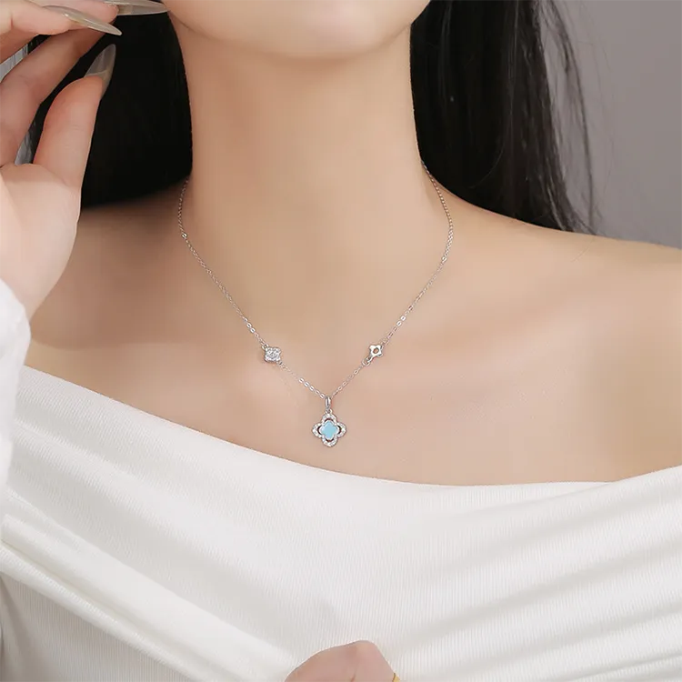 Chongqing Gold Store S 999 Fine Silver Necklaces Women's-3
