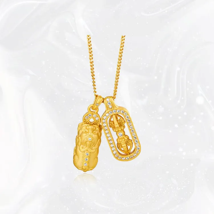 Chongqing Gold Store Alloy Necklaces Women's-1