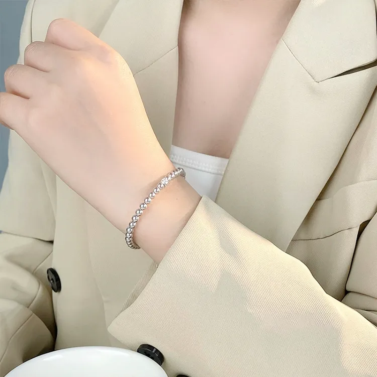 Chongqing Gold Store S925 Silver Bracelets Women's-1