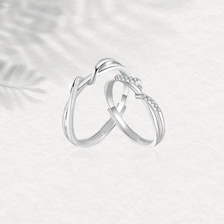 Chongqing Gold Store S999 Fine Silver Rings Unisex-1