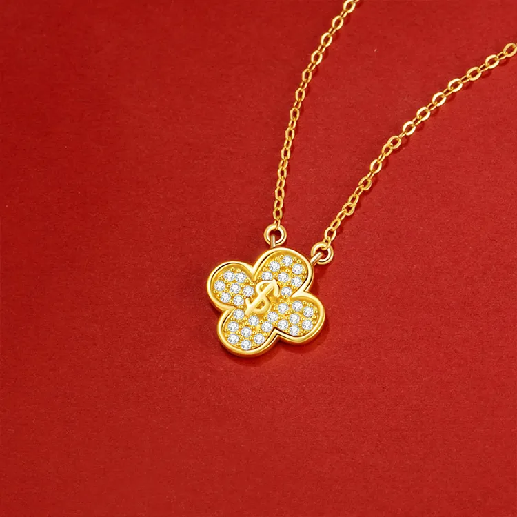 Chongqing Gold Store S925 Silver Necklaces Women's-1